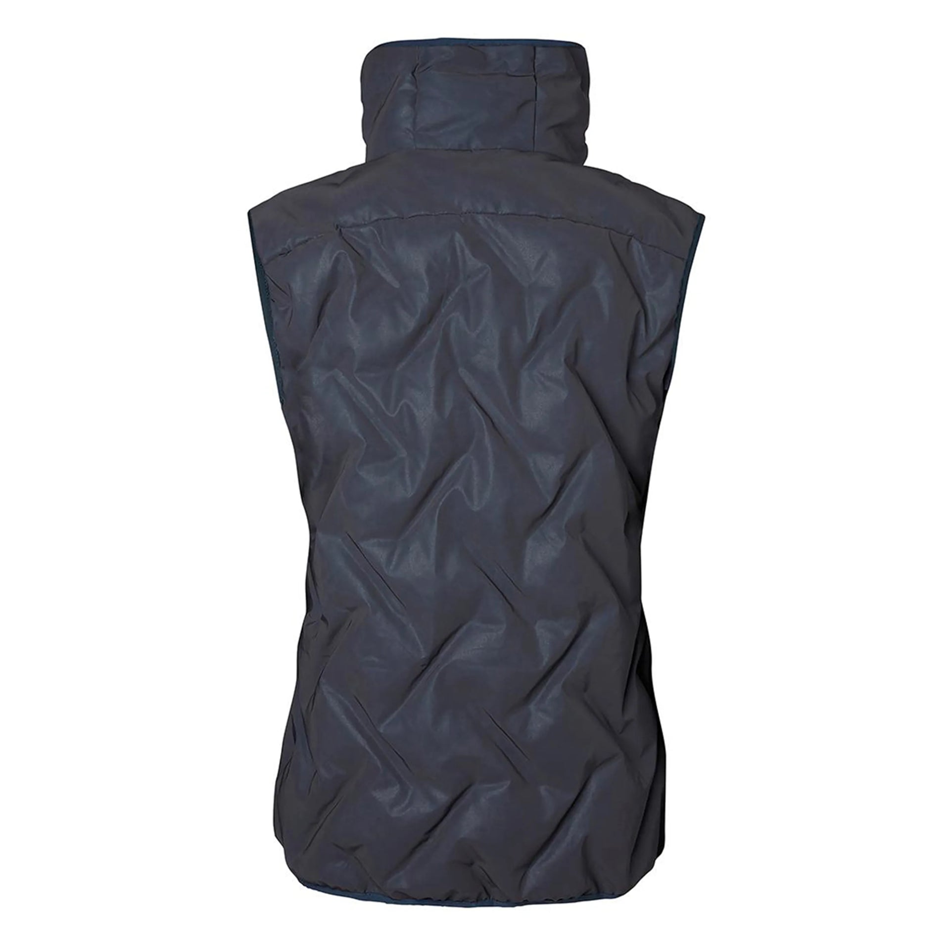 Mountain Horse Lunex Reflective Vest Navy - Padded Equestrian Vest for High Visibility