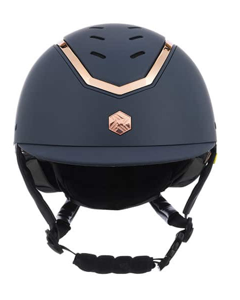 Charles Owen Kylo EQx Helmet Navy Matte/Rose Gold - Riding Helmet location-109746323830-outofstock…