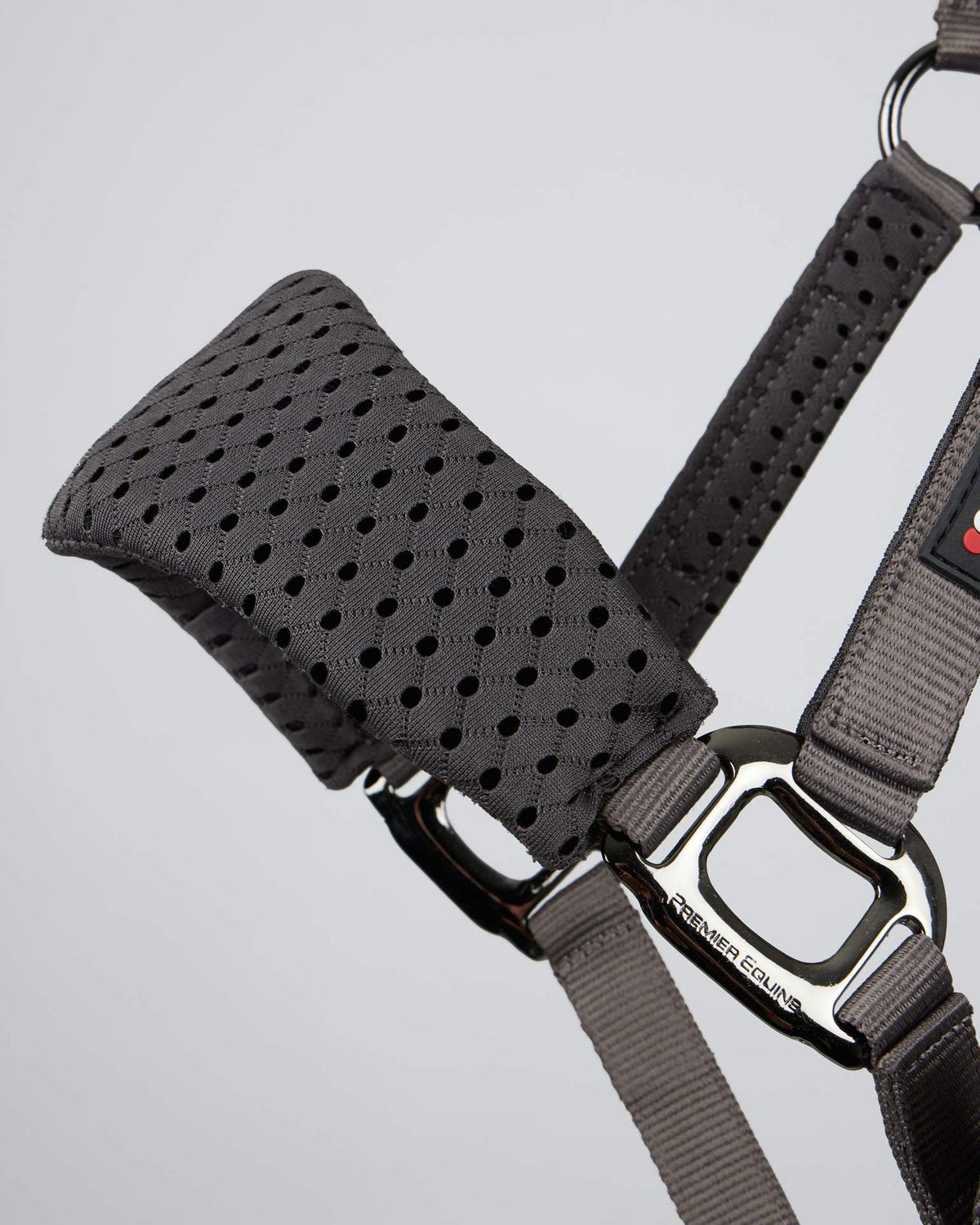 Premier Equine Necto 3D Mesh Head Collar with Lead Rope Grey