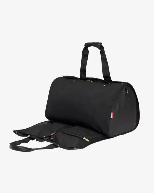 LeMieux Luxe Show Jacket Duffle Bag Black: Wrinkle-Free Travel for Show Clothes