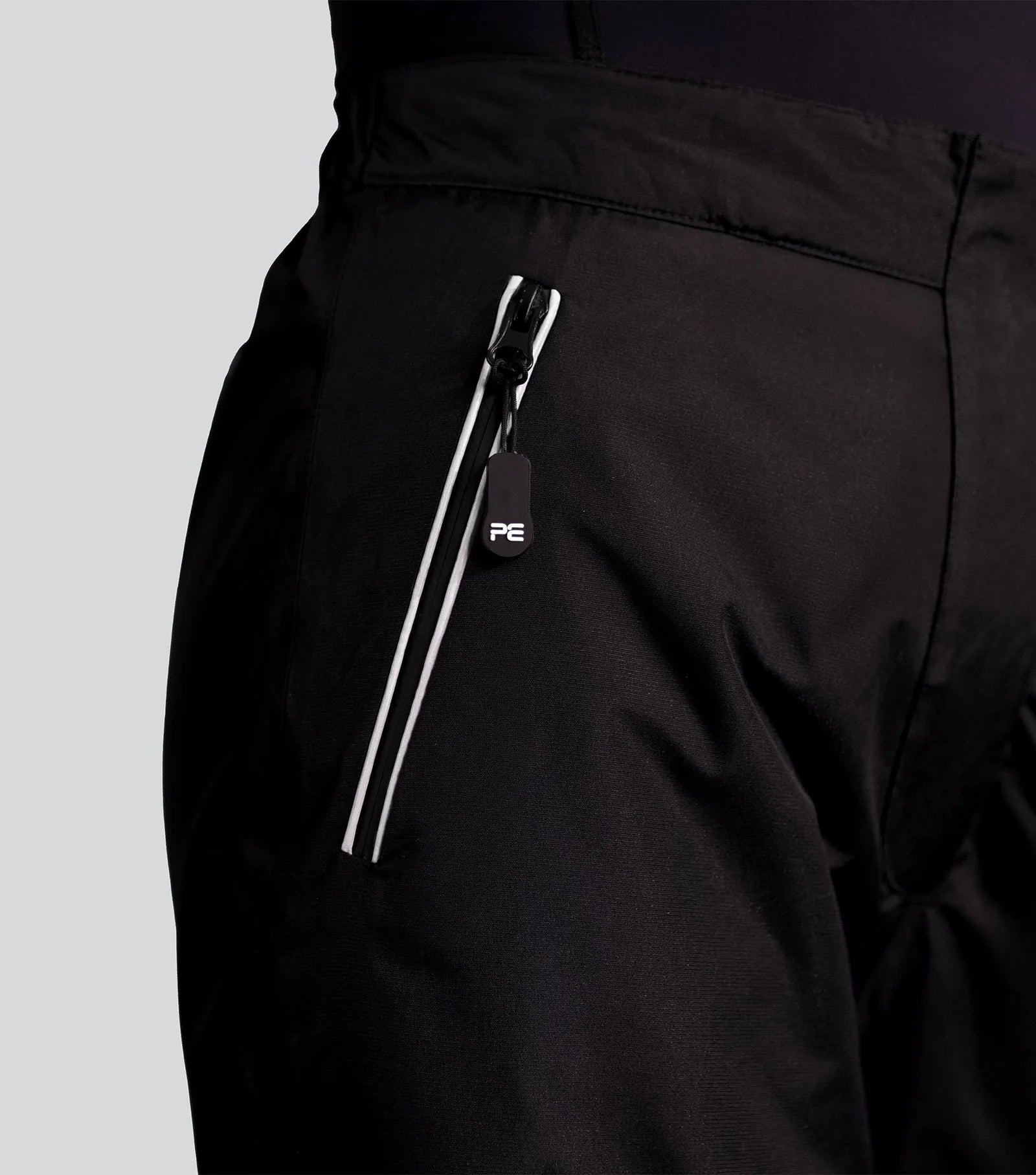 Premier Equine Nox Duo Waterproof Trousers Black: Gel Seat, Reflective, Equestrian Riding Pants