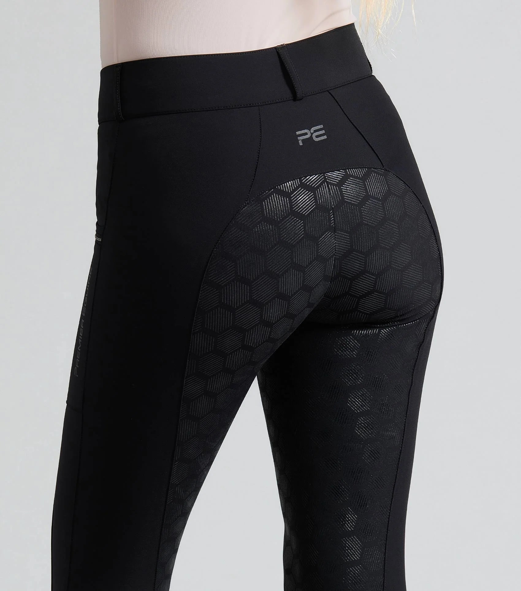 Premier Equine Ofena Black Full Seat Riding Breeches - Women's Equestrian Apparel