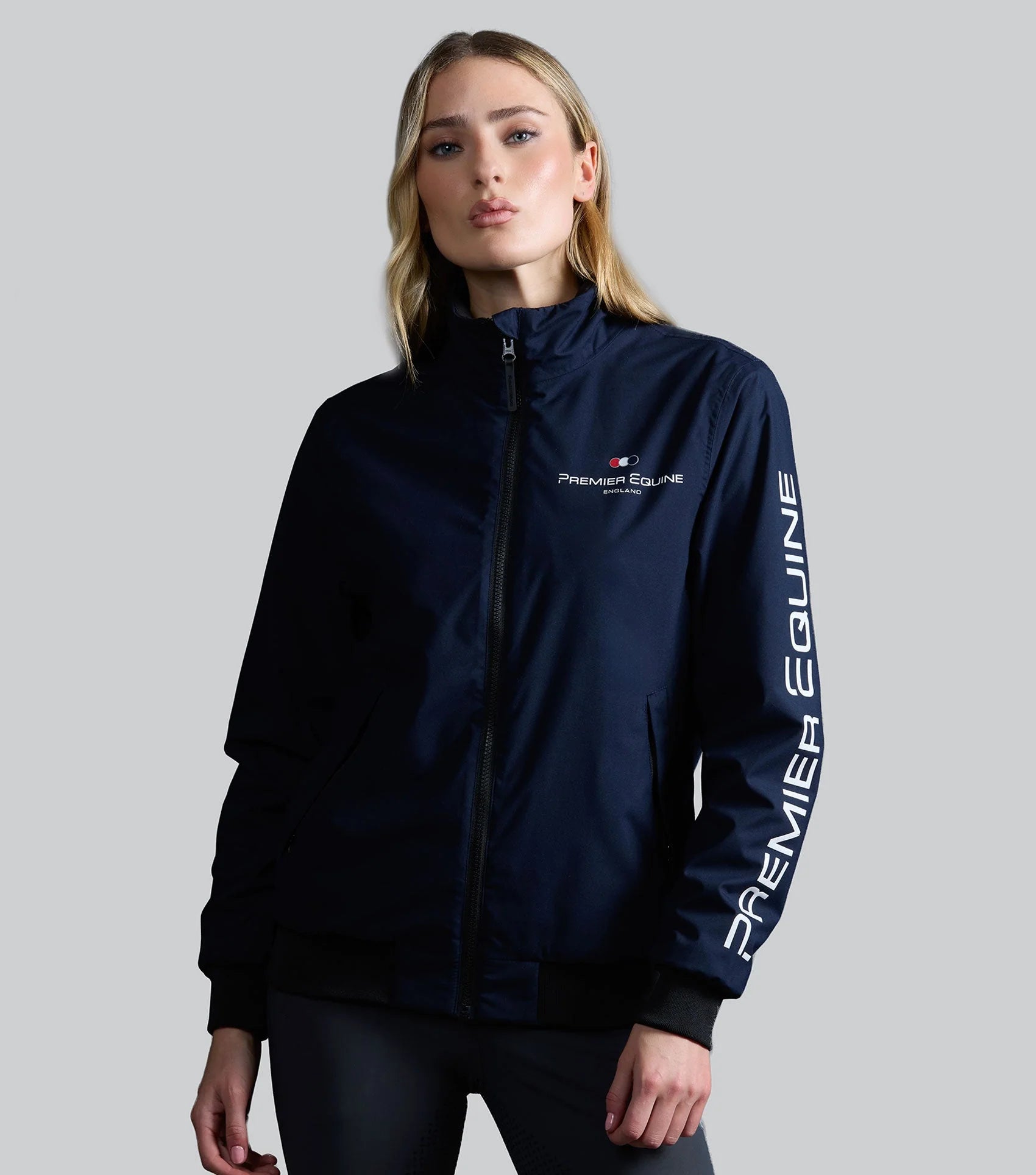 Premier Equine Omnia Waterproof Riding Jacket Navy | Equestrian Outerwear