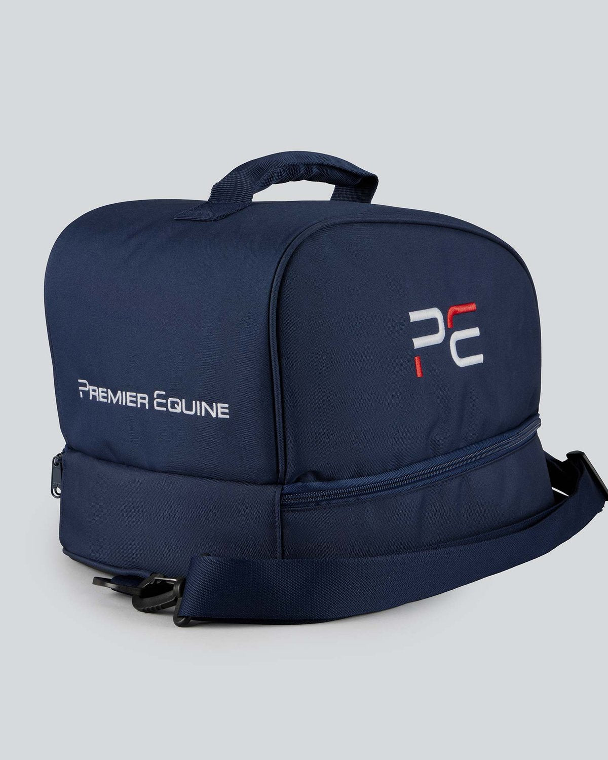 PREMIER EQUINE TEAM Helmet Bag - Navy Equestrian Gear | Protective, Stylish, Durable Helmet Storage Solution for Horse Riders