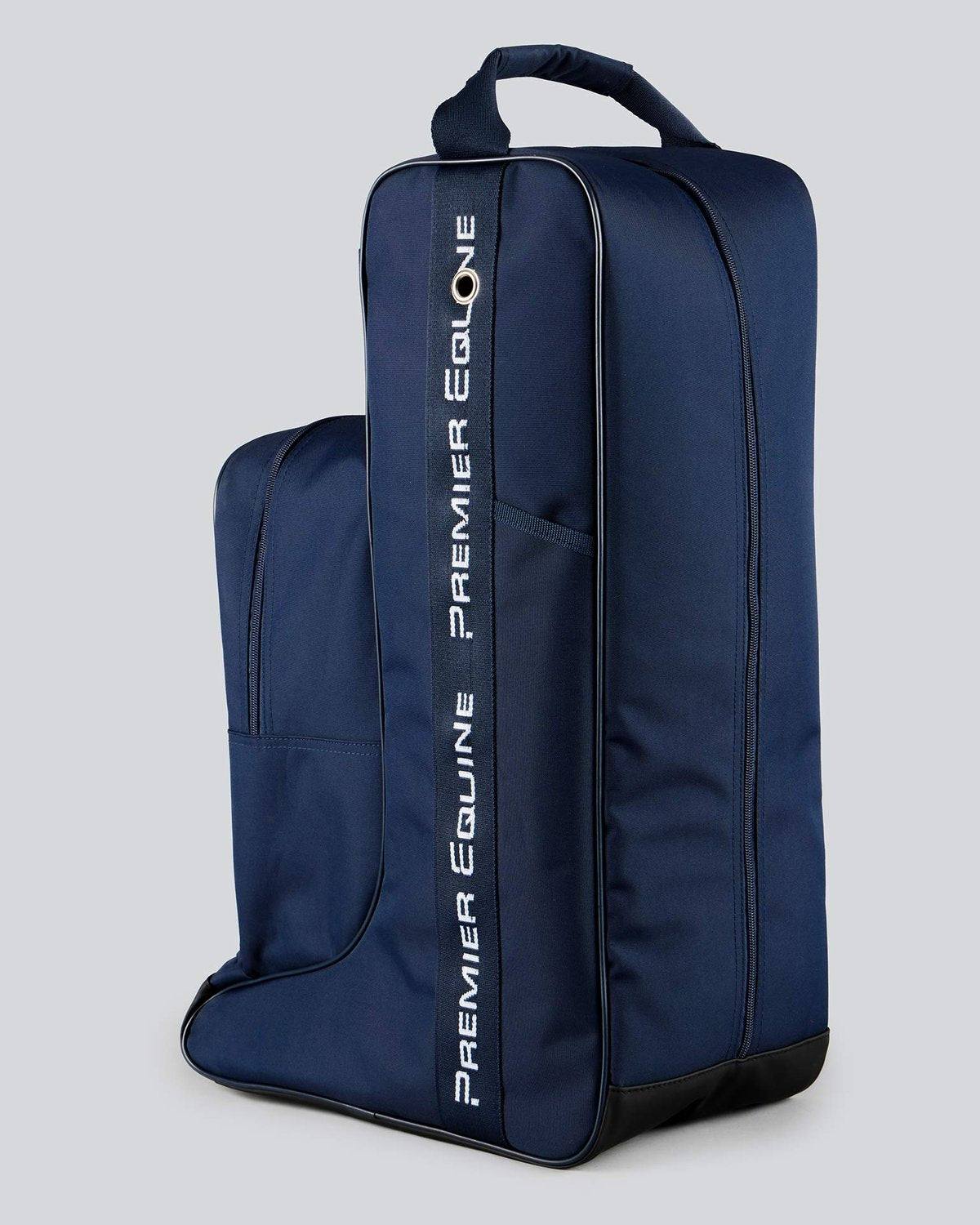 PREMIER EQUINE Navy Boot Bag - Team Tall Boot Bag with Storage - Riding Boot Protection