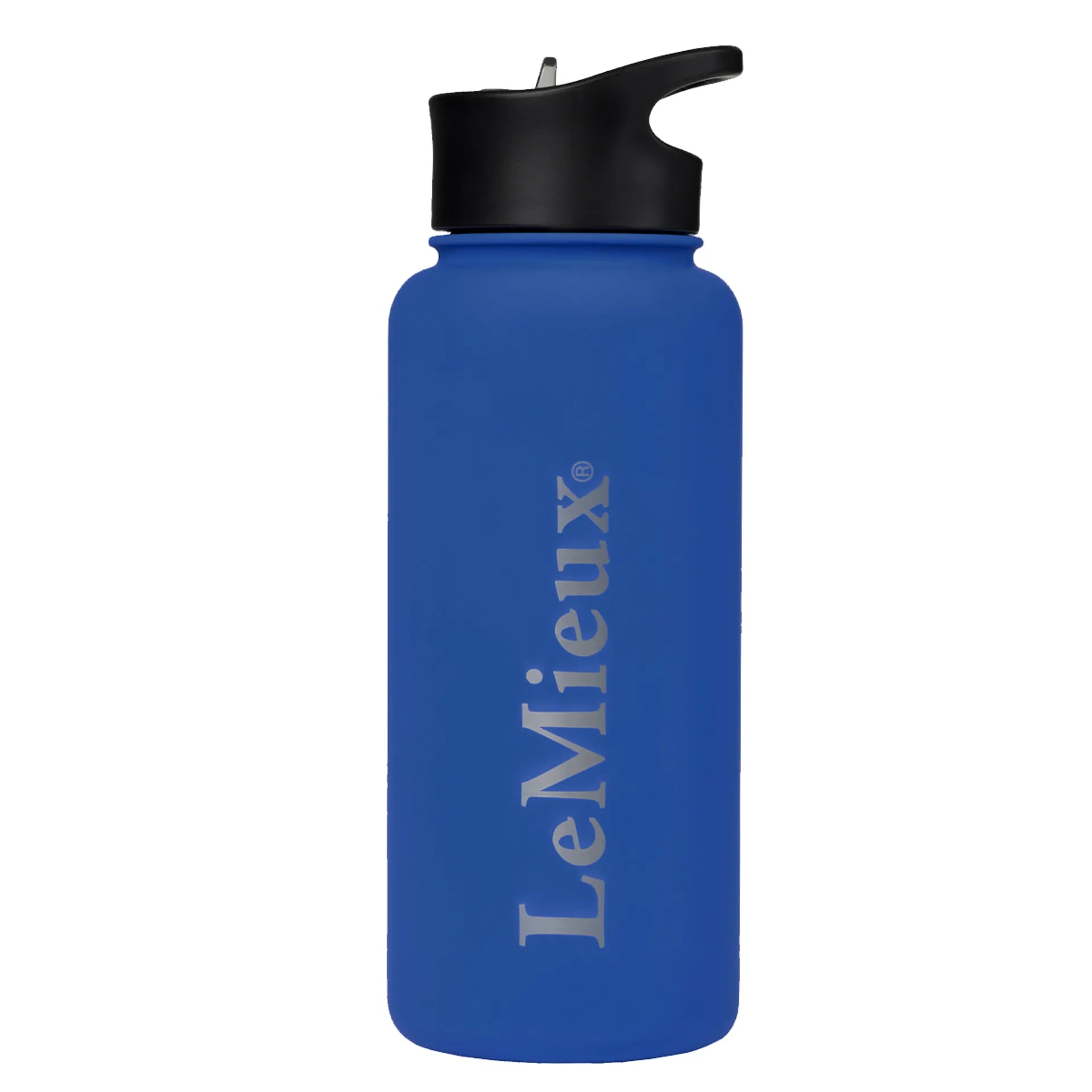 LeMieux Benetton Blue Drinks Bottle | Equiflair: Eco-friendly stainless steel water bottle for staying hydrated on the go.