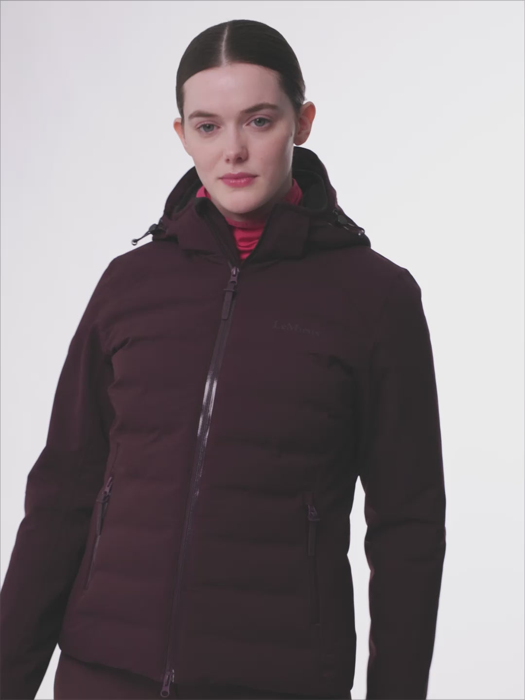 LeMieux Brooke Waterproof Hybrid Jacket Damson
