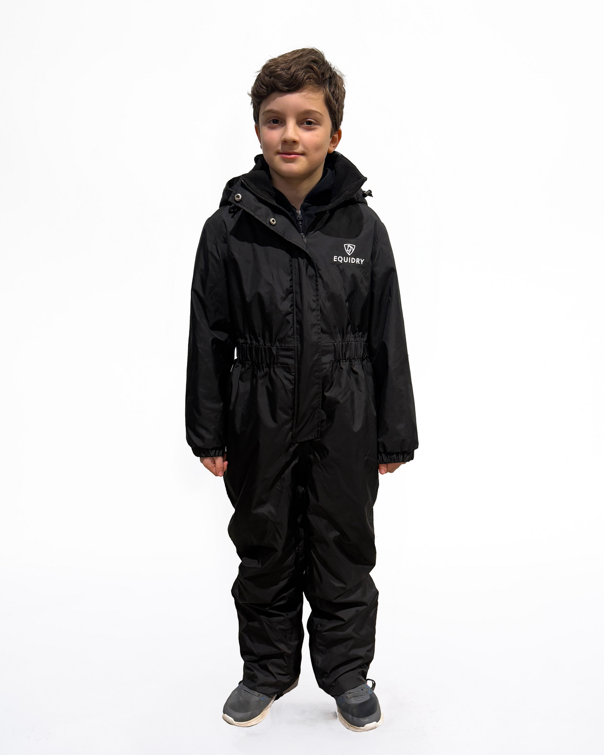 Children's All-In-One Puddle Suit Black