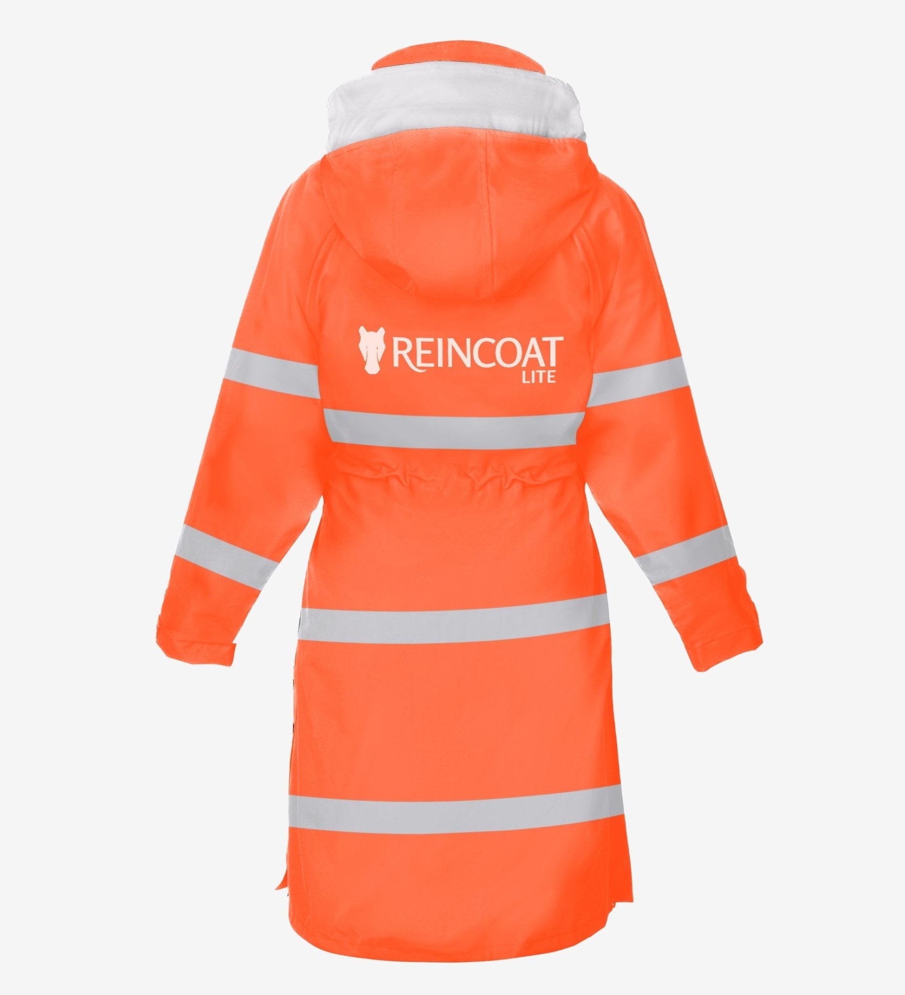 Reincoat Lite Kids Hi-Vis Orange Raincoat - Lightweight & Reflective Safety Gear for Children