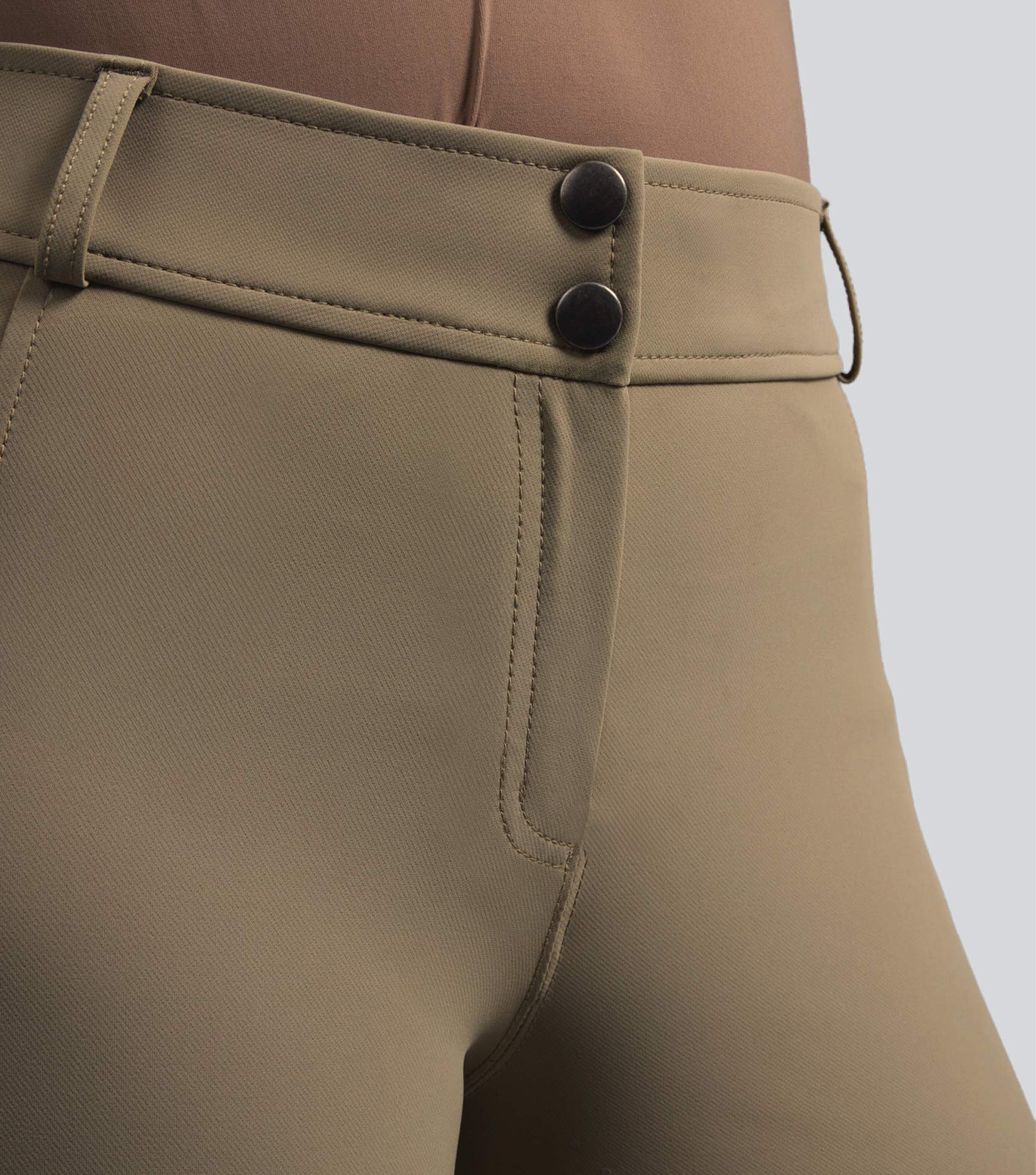 PREMIER EQUINE Salento Womens Riding Breeches Timberwolf | Full Seat Equestrian Pants