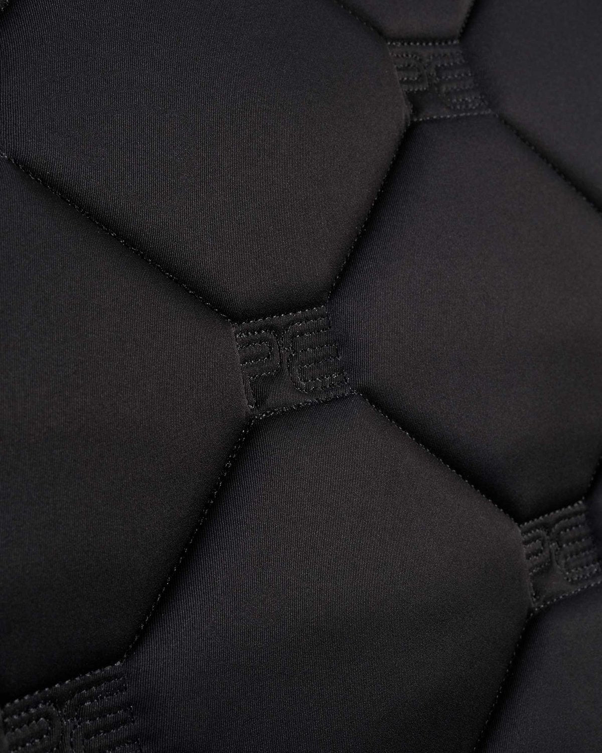 Premier Equine Saltare Black Dressage Saddle Pad - Close Contact Quilted Design