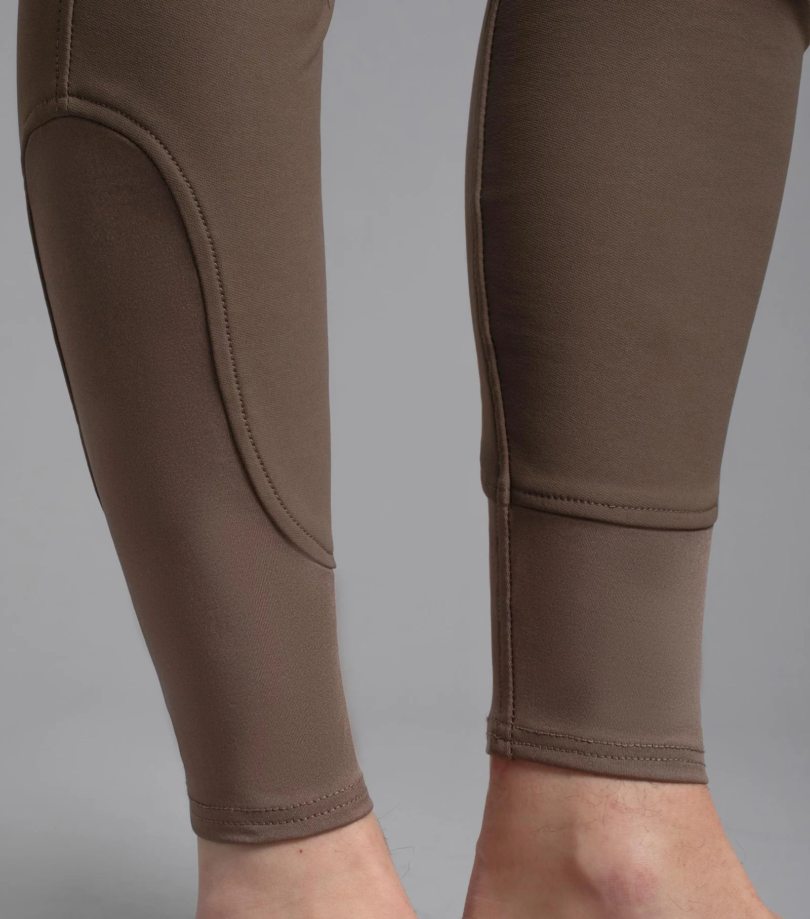 PREMIER EQUINE Santino Men's Gel Knee Riding Breeches in Walnut color: Stylish and comfortable equestrian apparel.