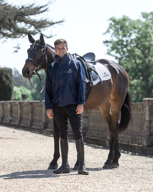 EQUIDRY Shortie Mac Men's Mesh Lining Navy