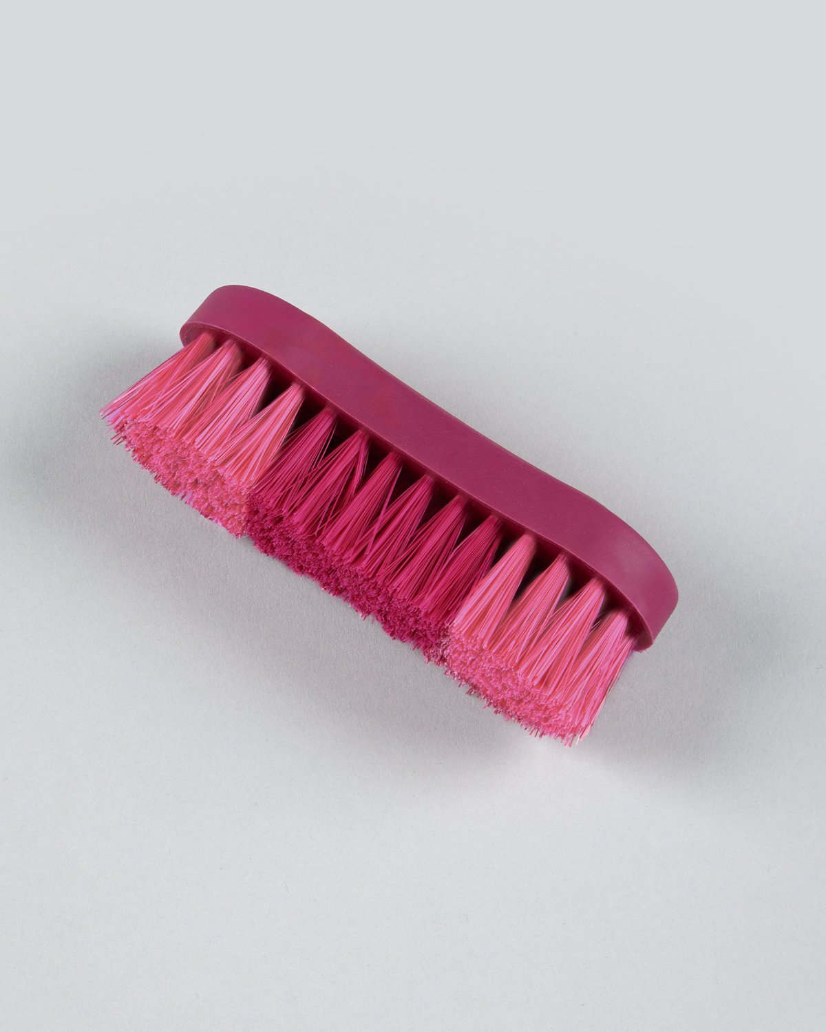 Wine & Fuchsia Hoof Brush - Premier Equine Soft-Touch. Cleaning & Grooming for horses, ponies, livestock.