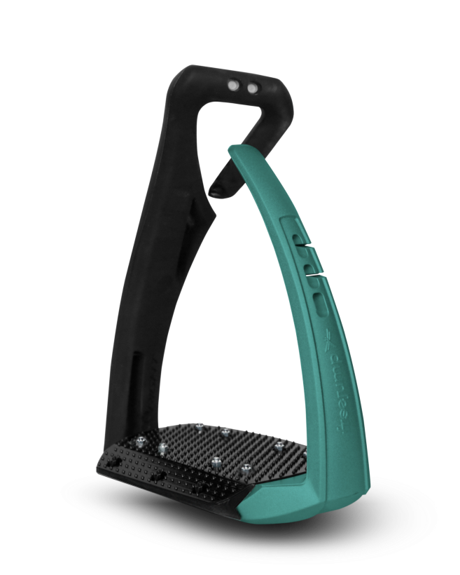 FREEJUMP SOFT UP PRO PLUS Stirrups Green: Premium Equestrian Safety Stirrups for Horse Riding | Equiflair