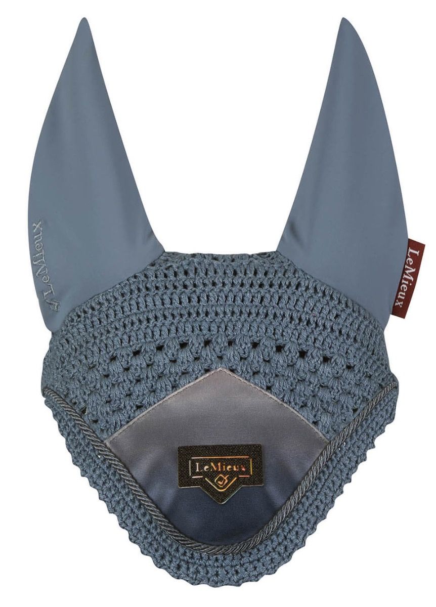 LeMieux Spectrum Fly Hood - Ice Blue, Medium - Horse Ear Bonnet