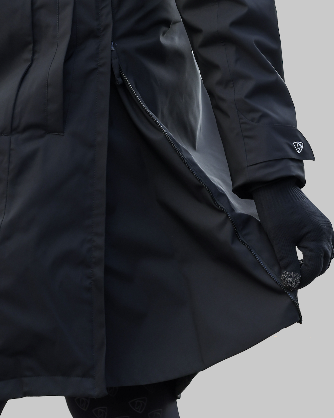 EQUIDRY Bronte Waterproof Riding Coat Women's Black