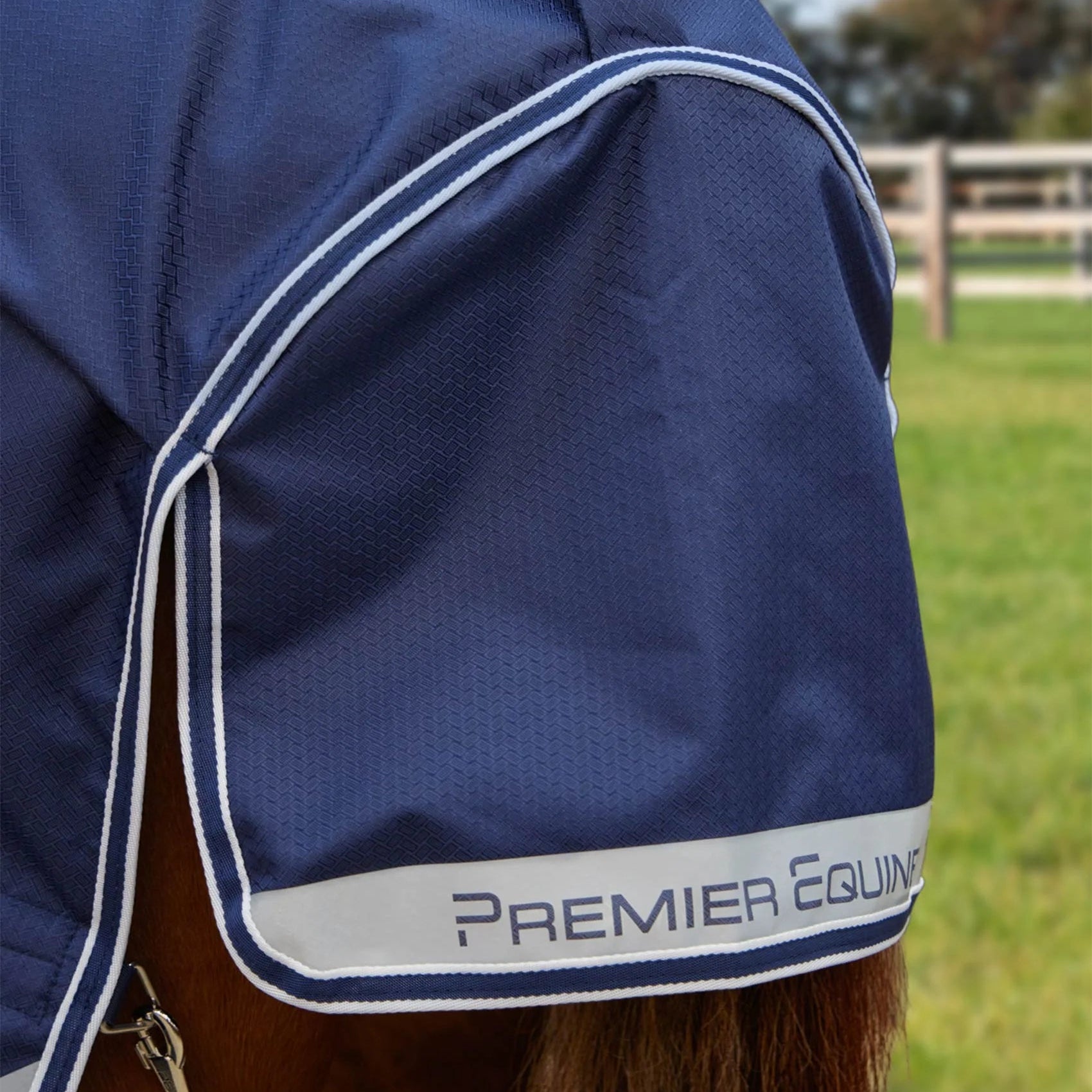 Premier Equine Stratus 600D Series 0g Original Turnout Rug Navy