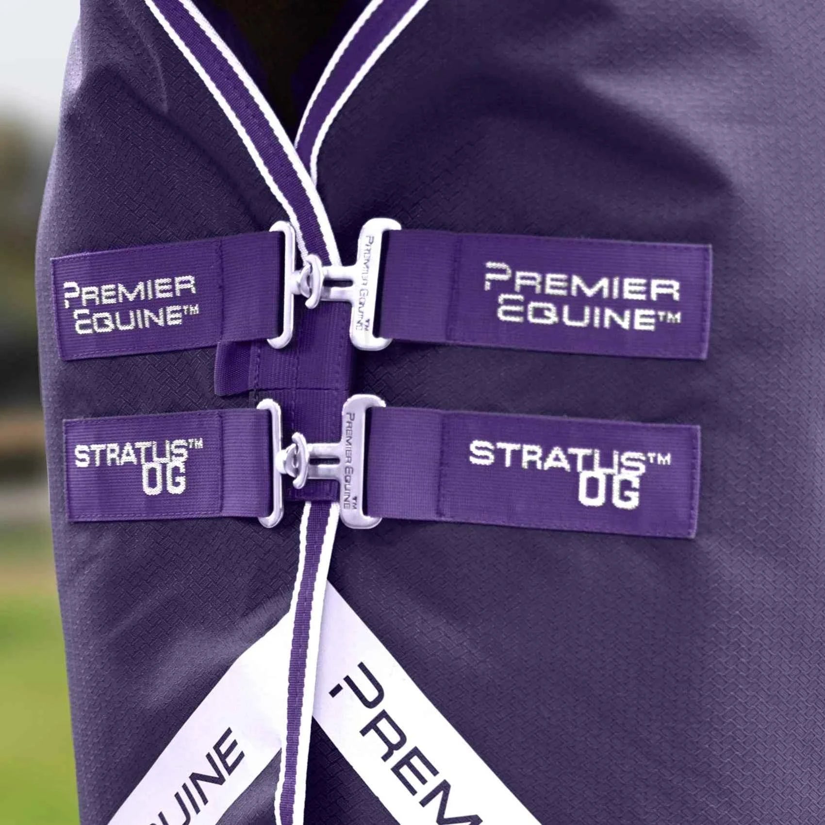 Premier Equine Stratus 600D Series 0g Original Turnout Rug Purple