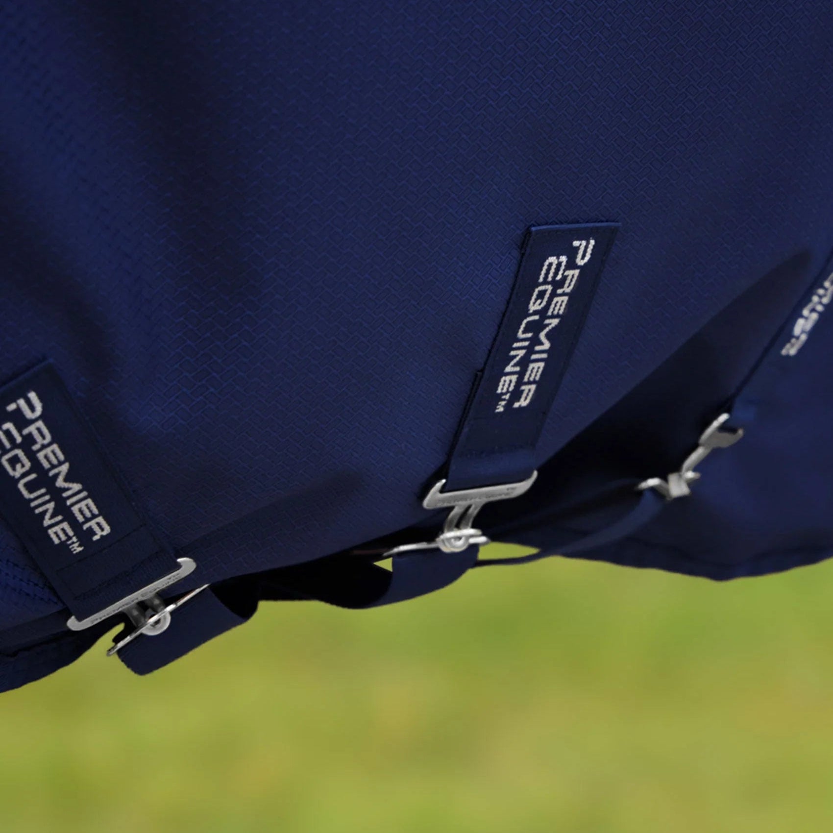 Premier Equine Stratus 600D Navy Turnout Rug with Neck Cover