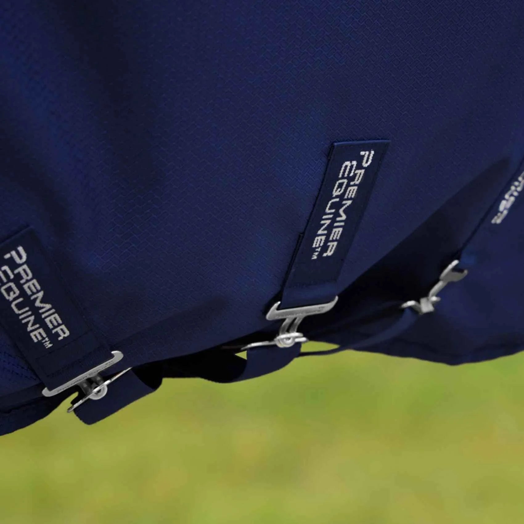 Premier Equine Stratus 600D Series 0g Turnout Rug with Classic Neck Cover Navy
