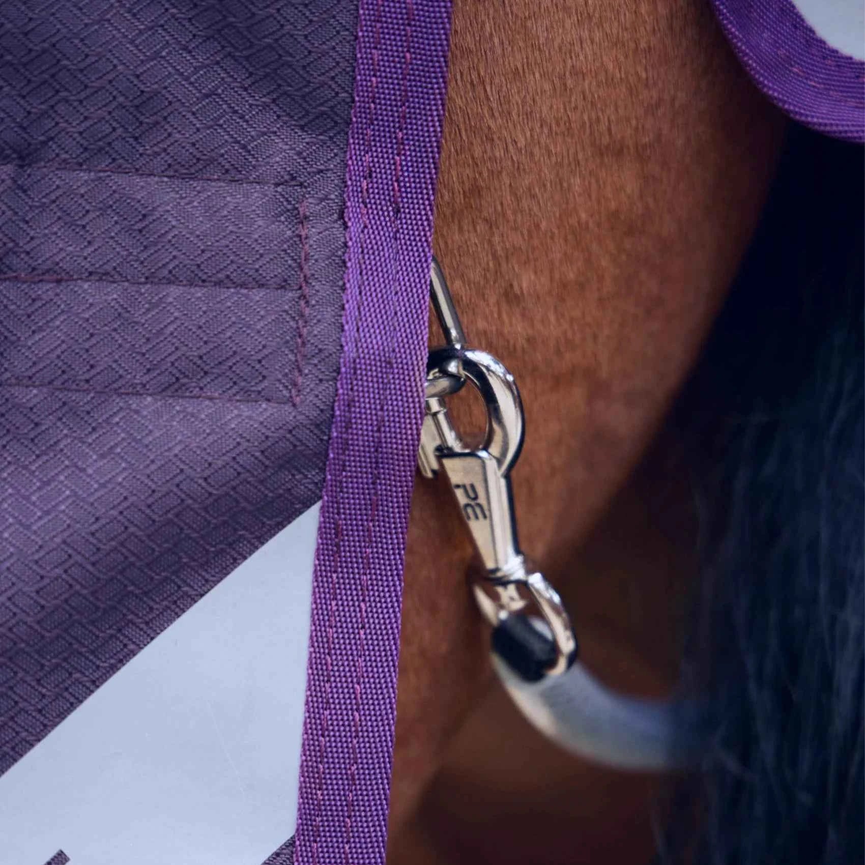 Premier Equine Stratus 600D Series 0g Turnout Rug with Classic Neck Cover Purple