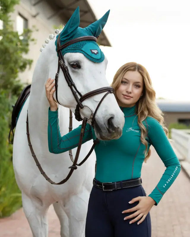 LeMieux Loire Fly Hood - Peacock | Equine Protection - Style