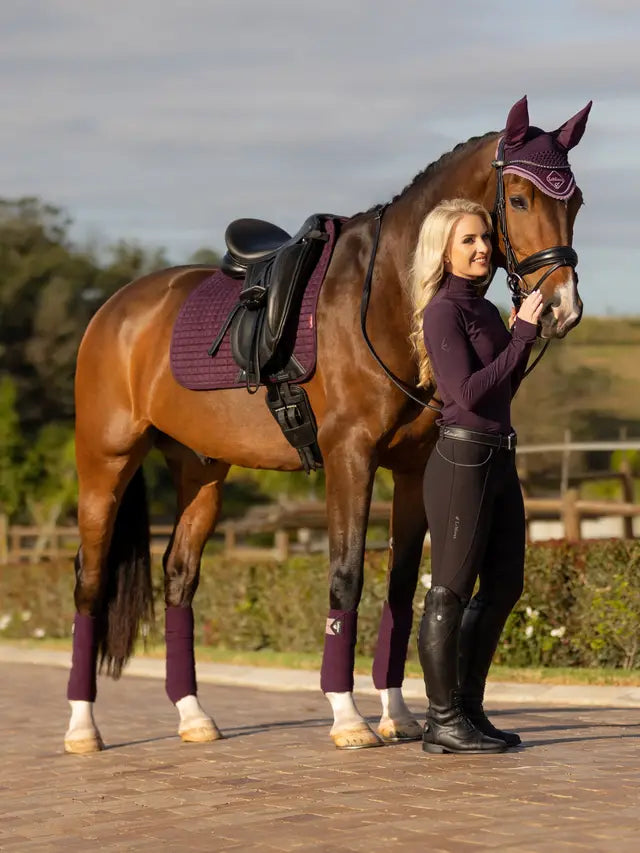 LEMIEUX CLASSIC POLO BANDAGES FIG: Equestrian Leg Protection, Horse and Rider Matching Set