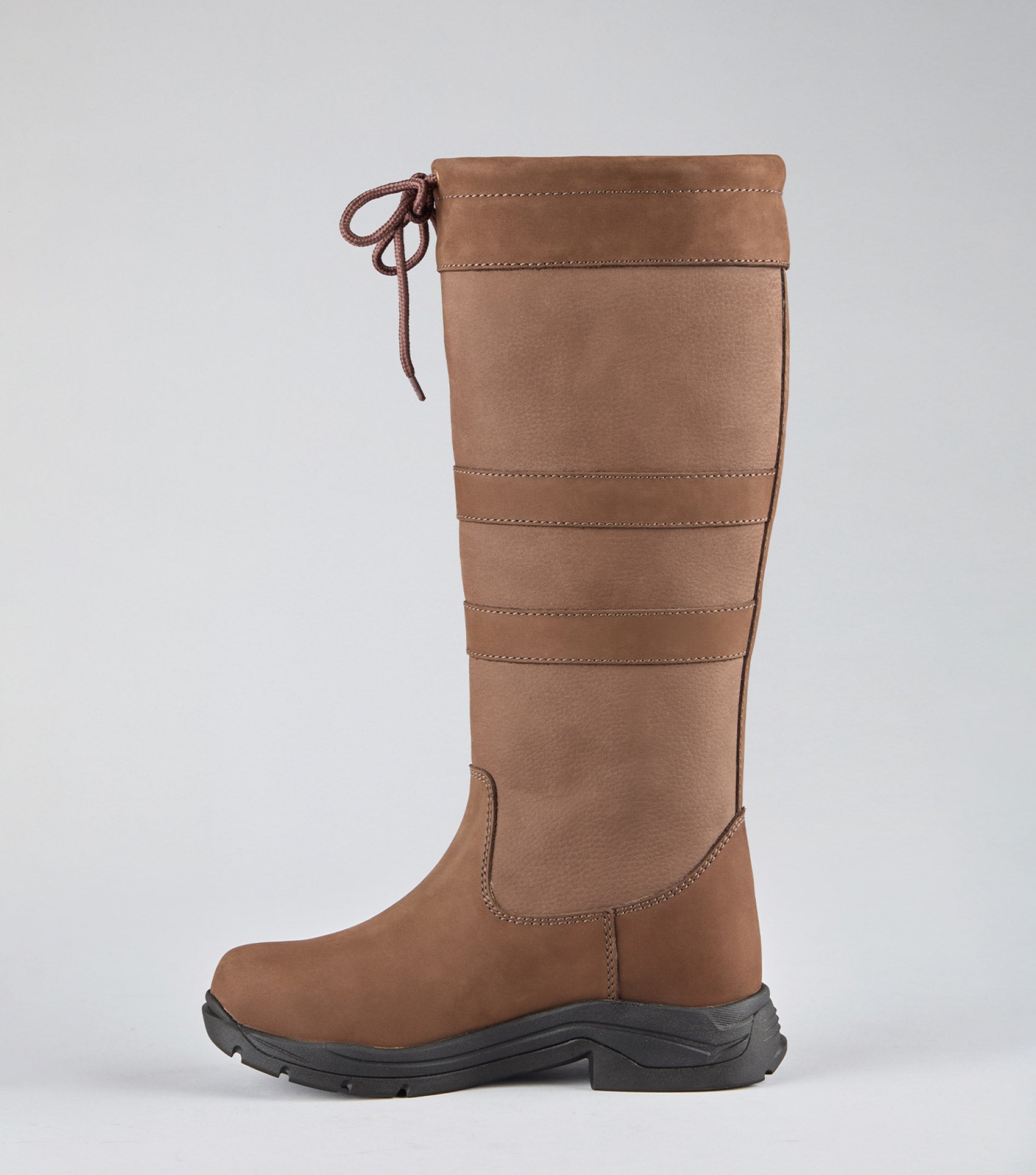 Premier Equine Vallico Waterproof Country Boot Brown - Long Country & Leisure Boots location-109746323830-instock…