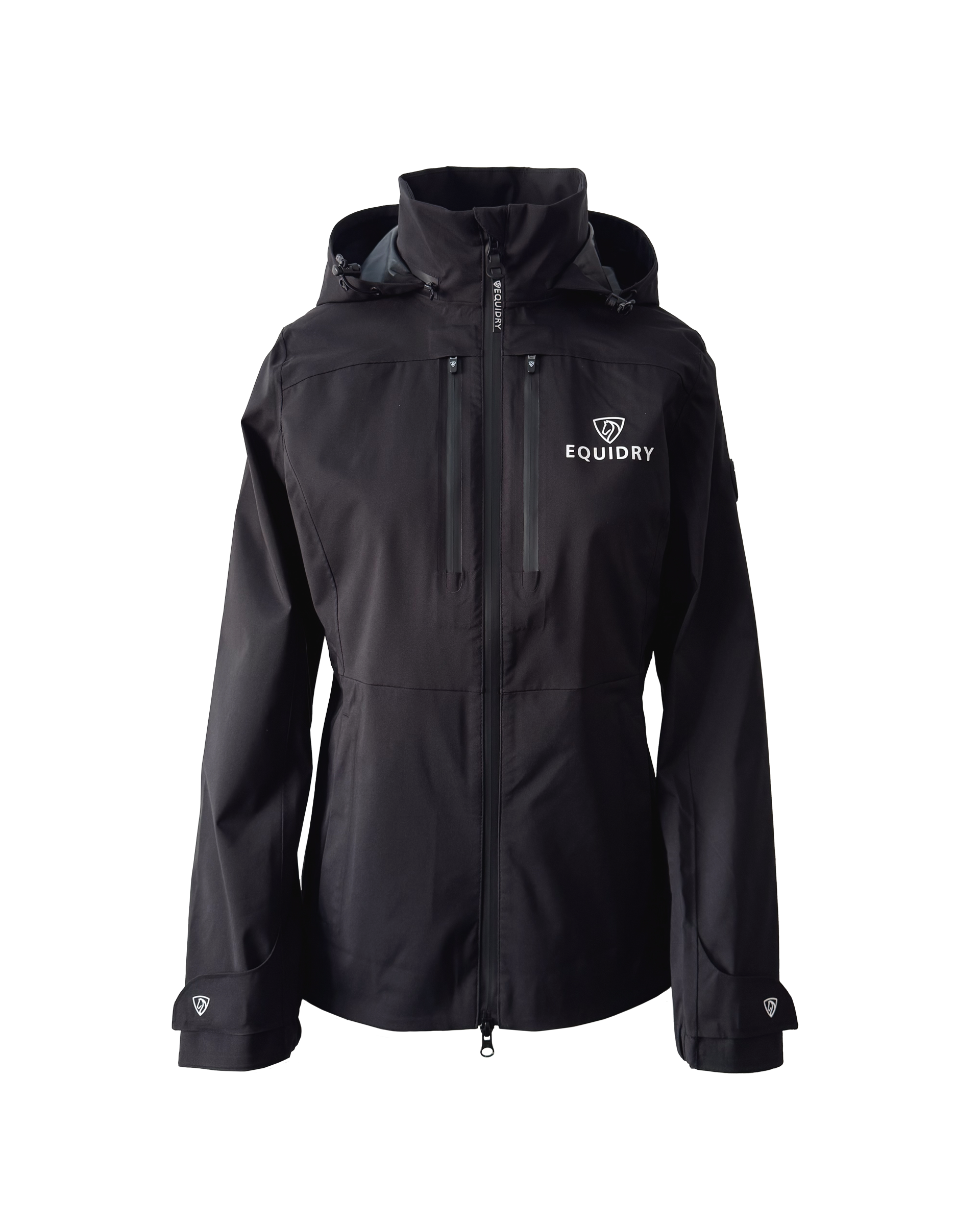 EQUIDRY Varsha Waterproof Riding Jacket Girl's Black