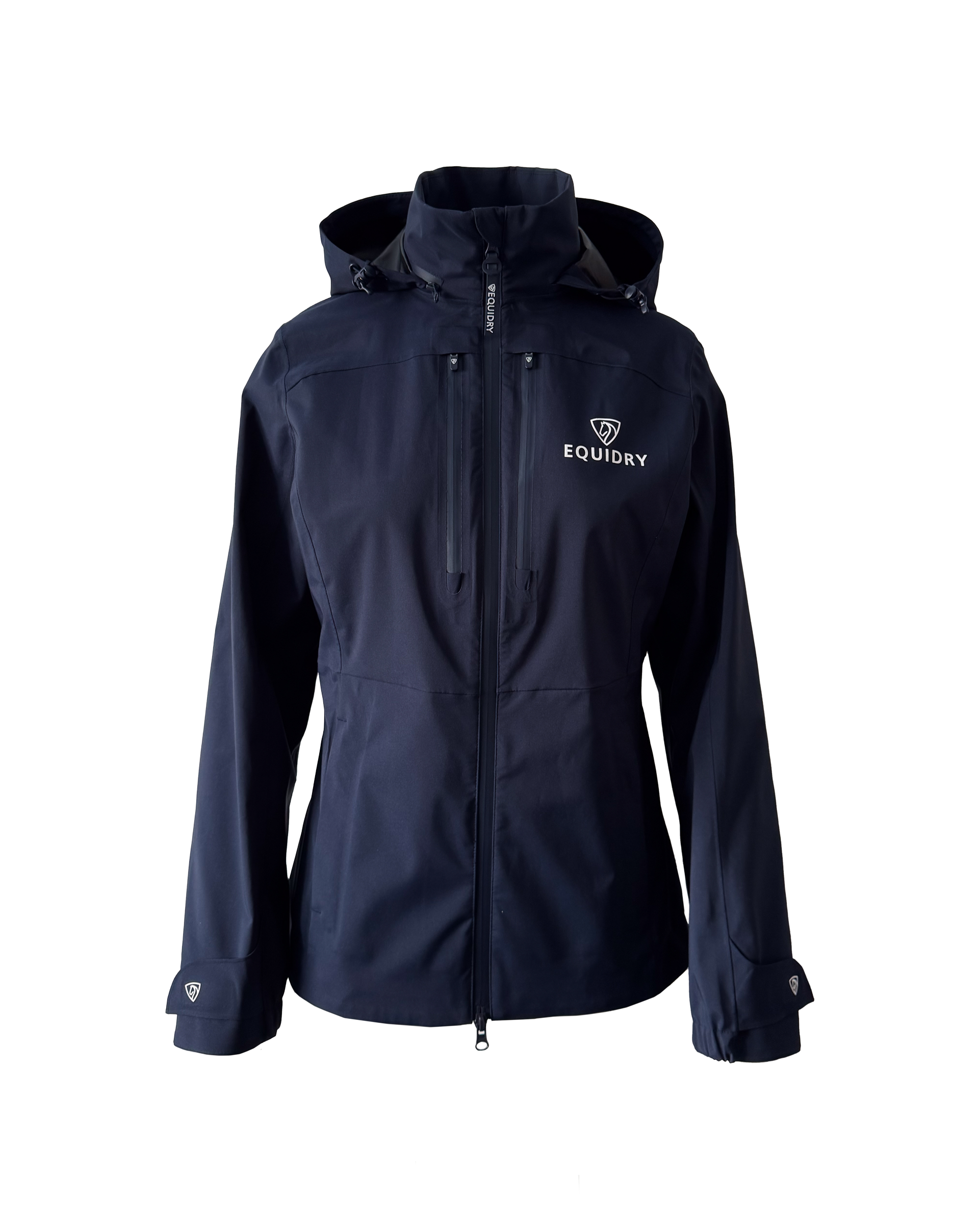 EQUIDRY Girl's Varsha Jacket Navy - Waterproof Riding Coat | Equiflair