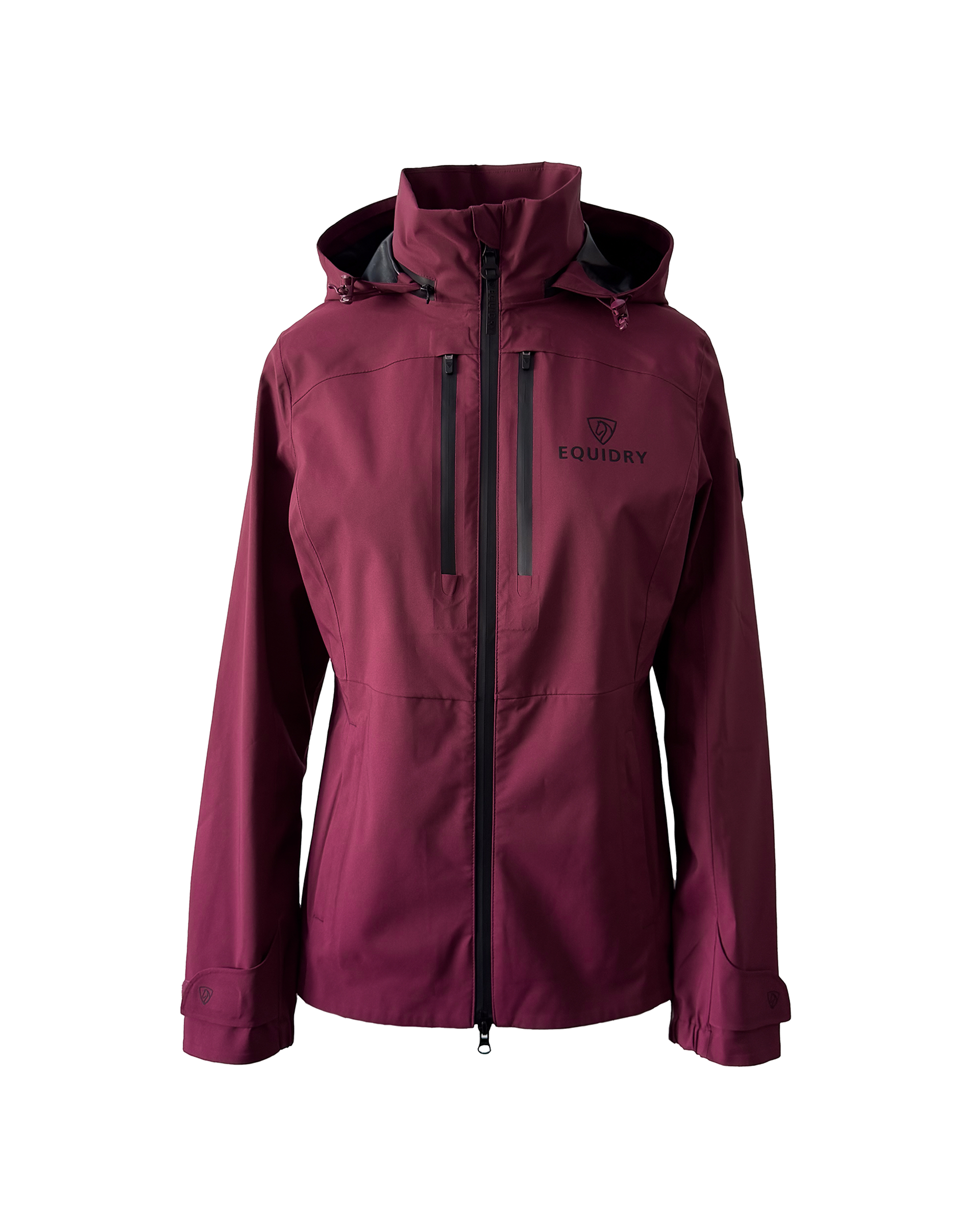 EQUIDRY Varsha Waterproof Riding Jacket Girl's Plum