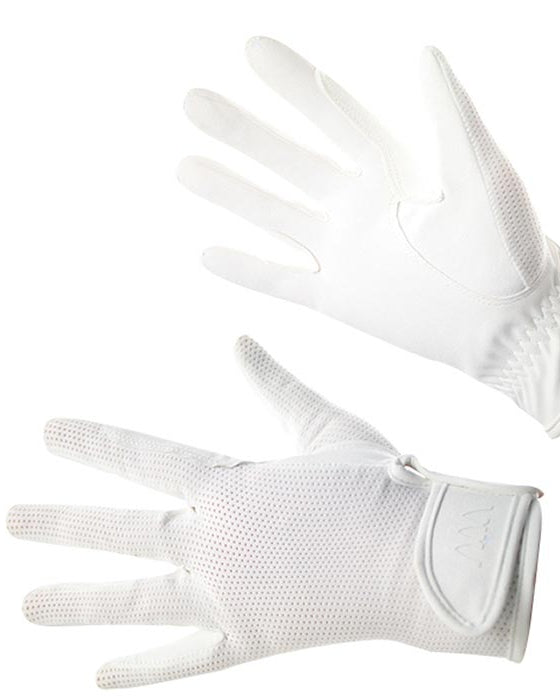 Woof Wear Grand Prix Riding Gloves - White Equestrian Gloves