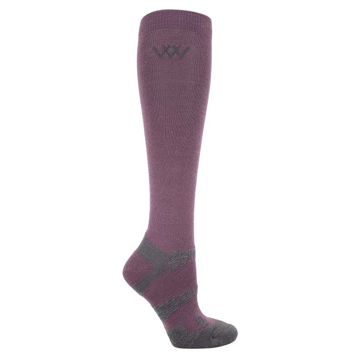 Woof Wear Winter Riding Sock Heather - Thermal Wool Equestrian Sock