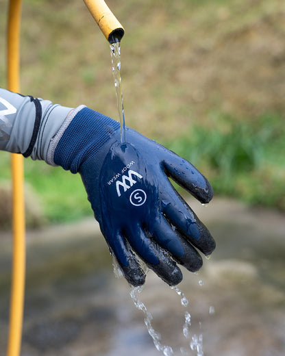 Woof Wear Winter Yard Glove Navy - Waterproof & Thermal Gloves for Winter Yard Work. High Grip, Durable Gloves.