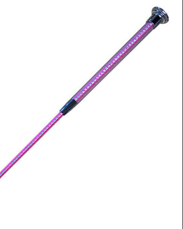 WOOF WEAR Gel Fusion Riding Whip - Hi Viz Pink. Horse Riding Equipment. Gel Grip Whip.