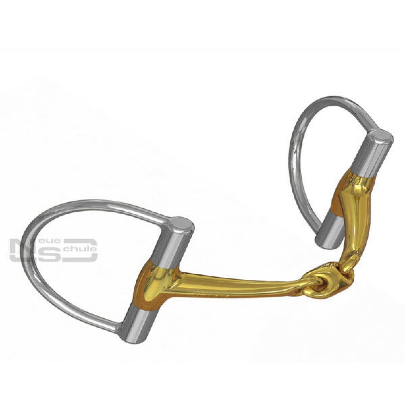NEUE SCHULE Tranz Angled Lozenge D-Ring Horse Bit | Equiflair | Enhanced Control & Comfort for Horse Riding