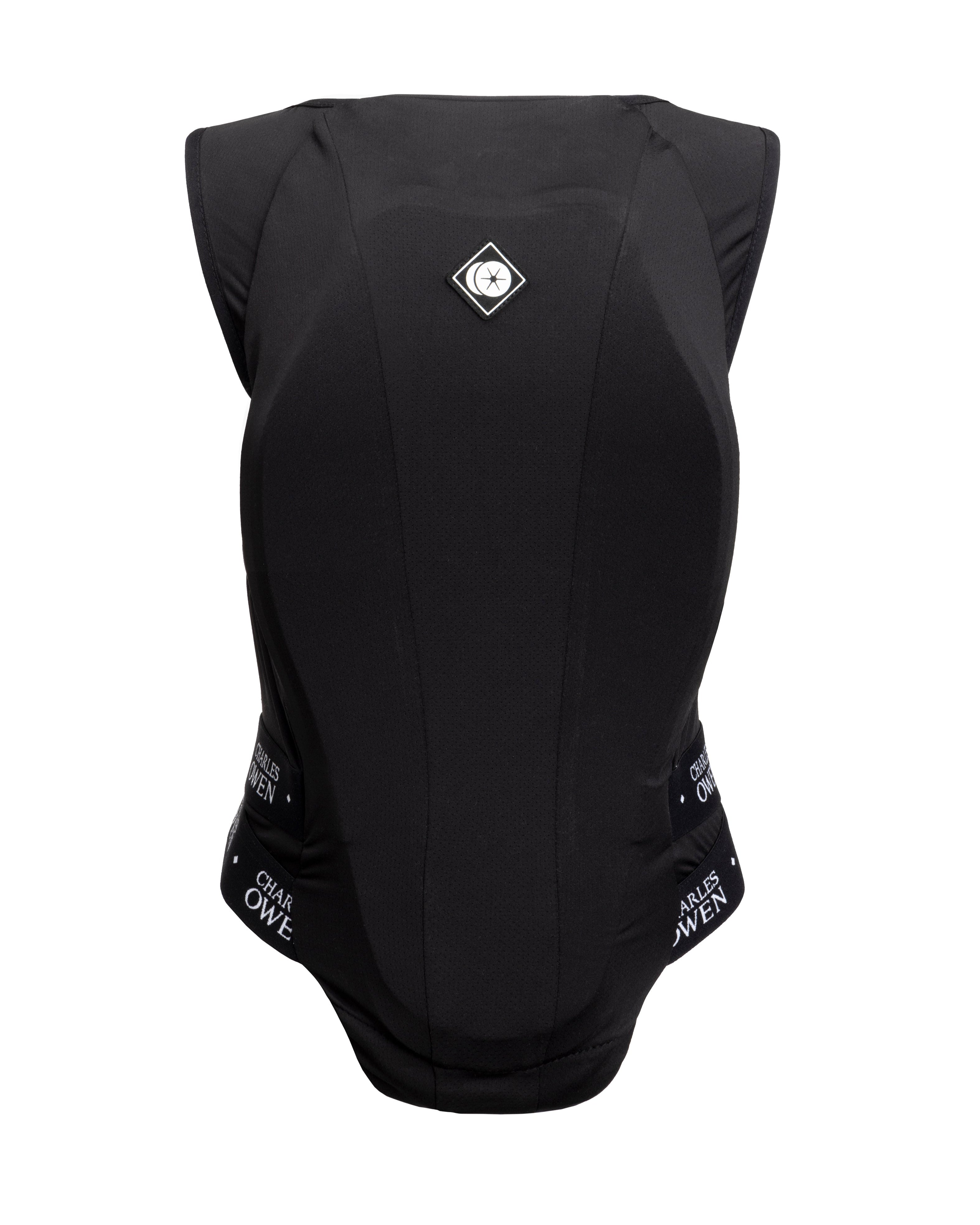 CHARLES OWEN SHADOW Child Back Protector - BLACK | Kids Equestrian Safety Vest | Equiflair