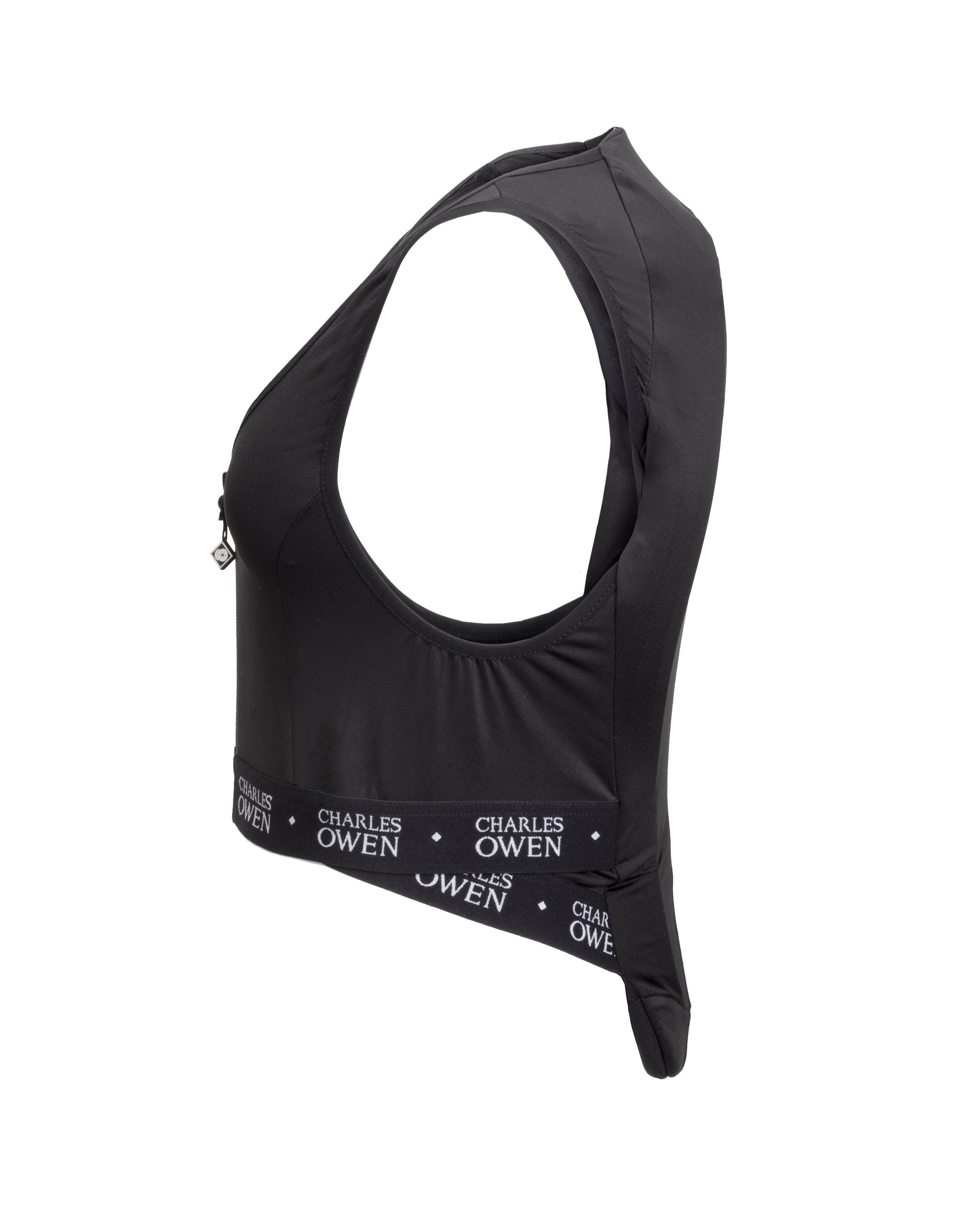 CHARLES OWEN Shadow Child's Back Protector - Black Equestrian Safety Vest