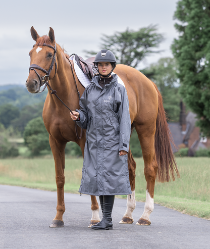 Equidry Evolution Grey Waterproof Horse Riding Coat for Women | Equiflair