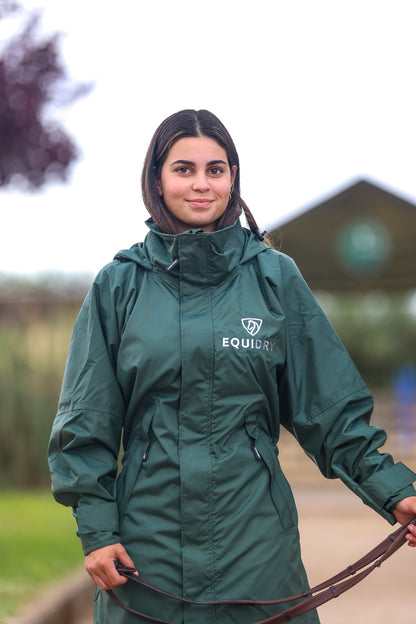 EQUIDRY Evolution Women's Mesh Lined Black Forest Green/Green