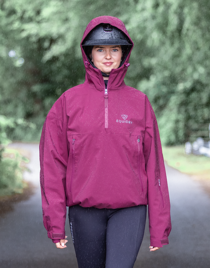 EQUIDRY Women's Storm Smock Burgundy