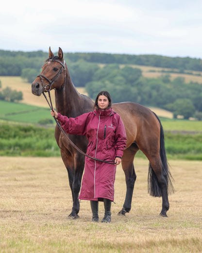 EQUIDRY Evolution Women's Thin Fleece Reflective Plum