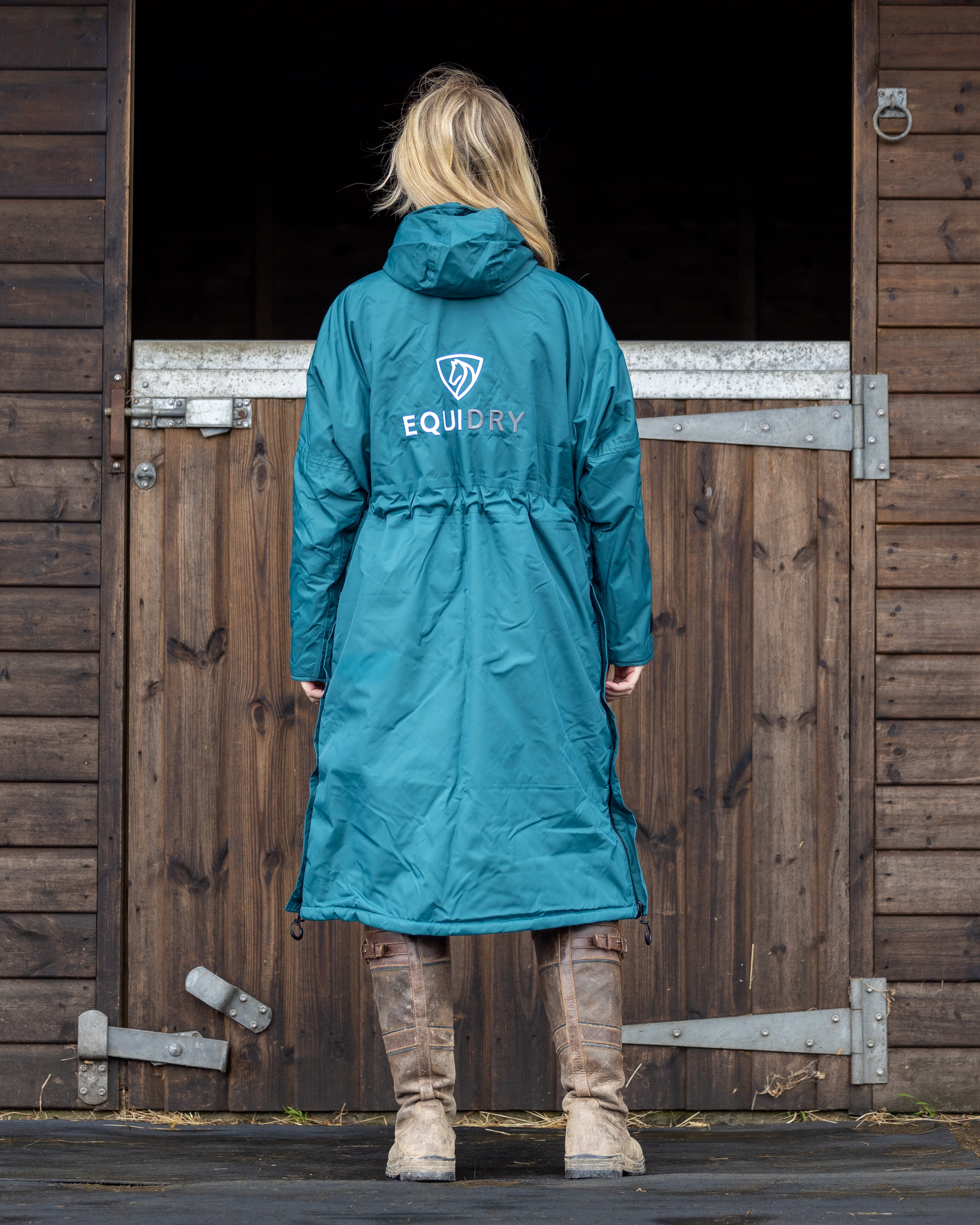 EQUIDRY Evolution Women's Thin Fleece Teal/Grey