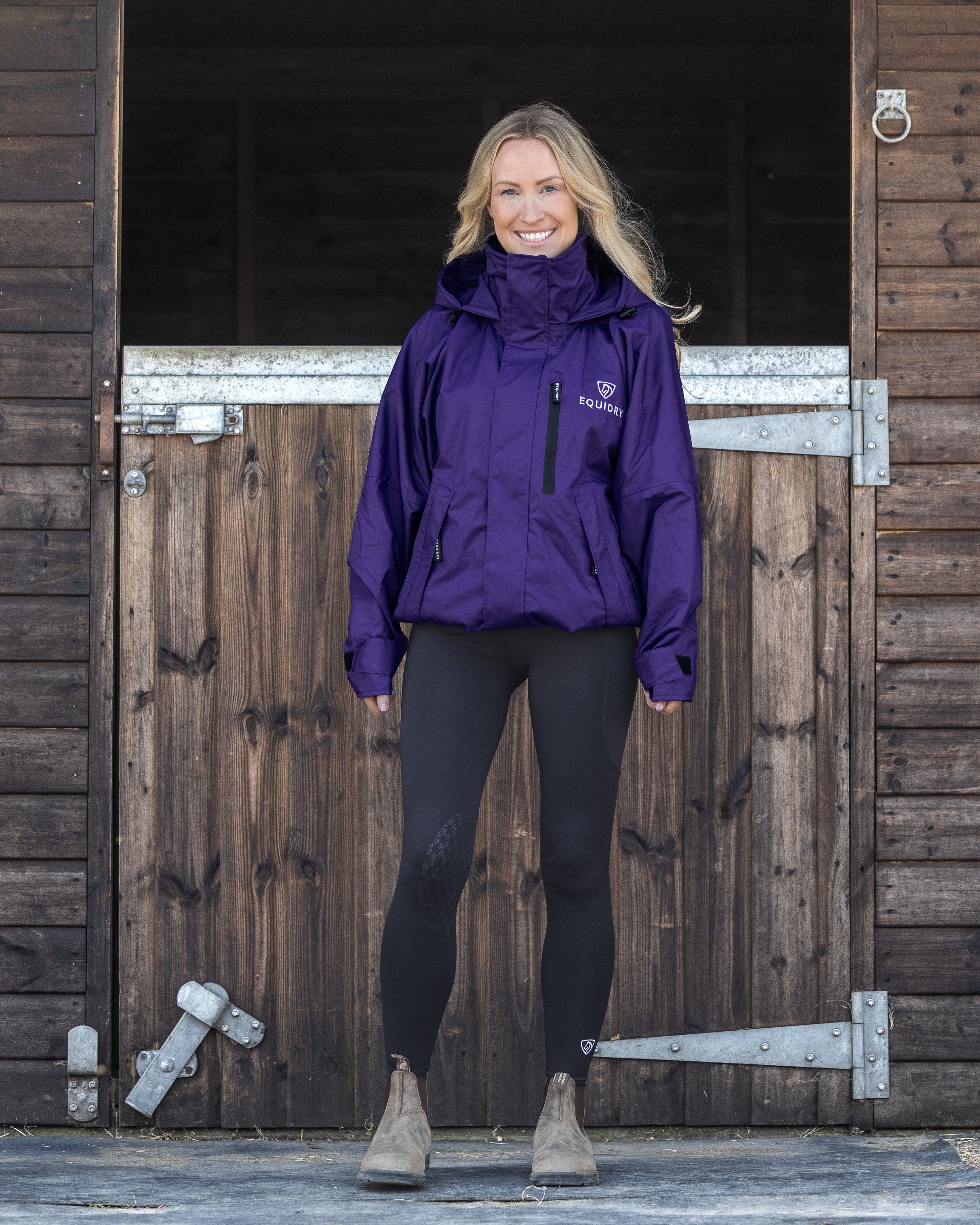 EQUIDRY Shortie Mac Women's Mesh Lining Purple