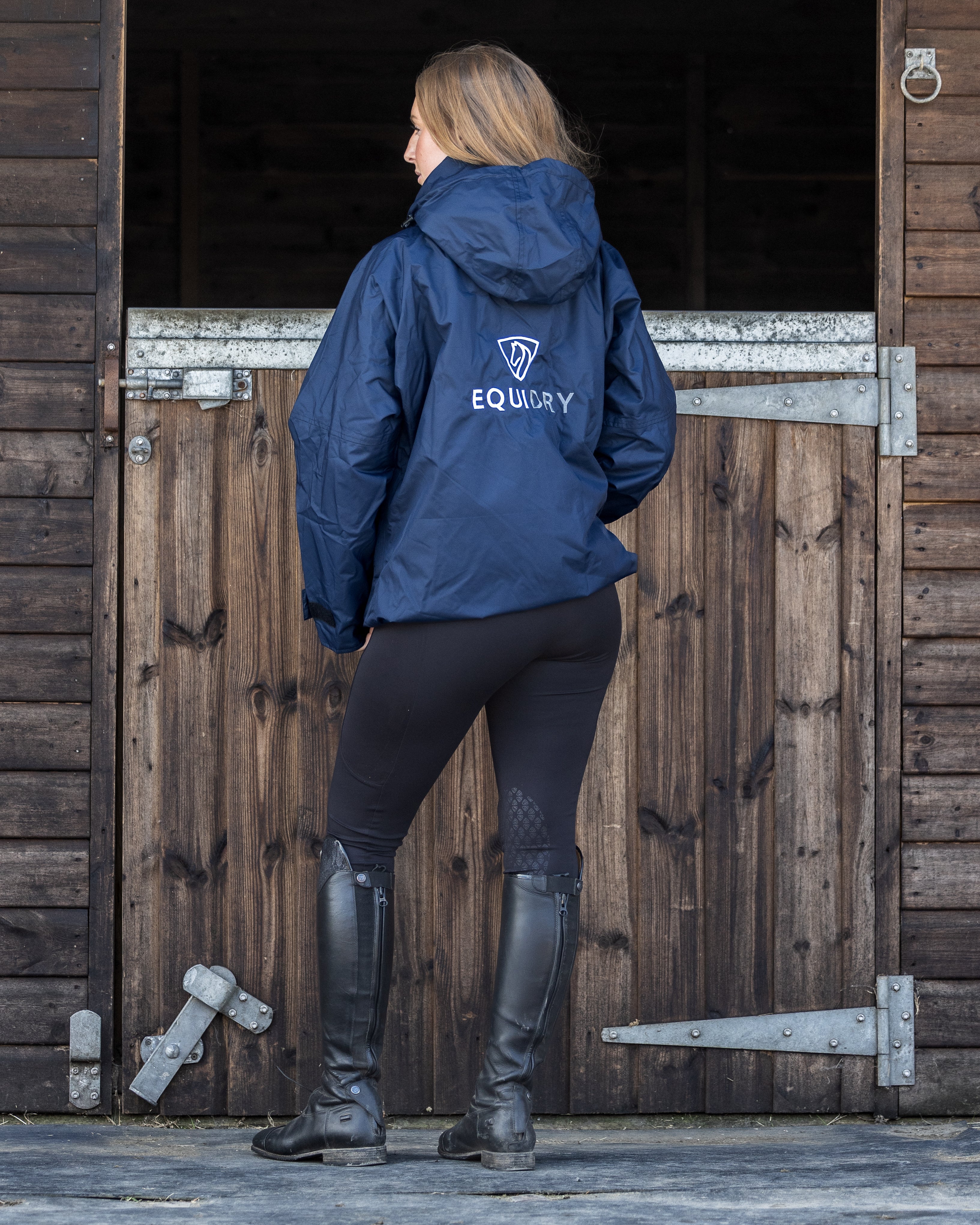 EQUIDRY Shortie Mac Women's Mesh Lining Navy