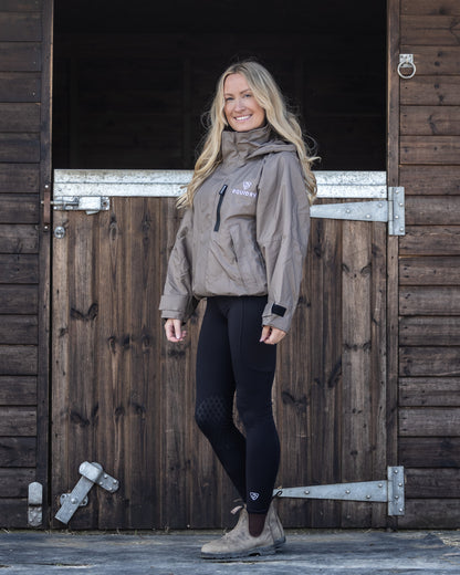 EQUIDRY Shortie Women's Thin Fleece Taupe