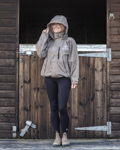 EQUIDRY Shortie Mac Women's Mesh Lining Taupe