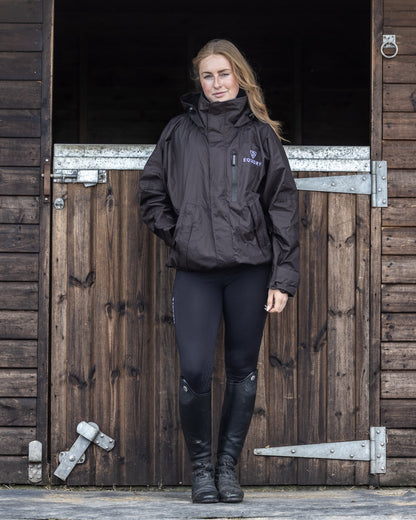 EQUIDRY Shortie Women's Thin Fleece Rich Brown