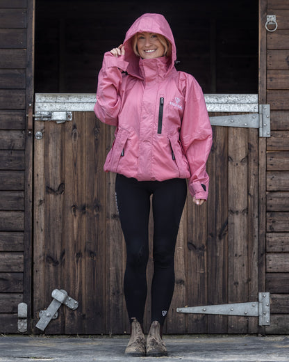 EQUIDRY Shortie Mac Women's Mesh Lining Dusky Pink